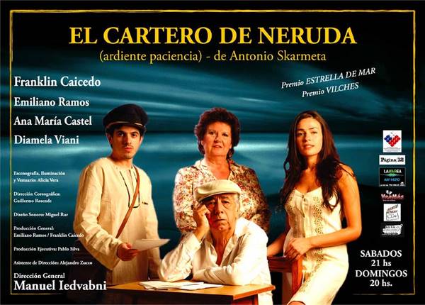 El cartero y Pablo Neruda 1994 - FilmAffinity